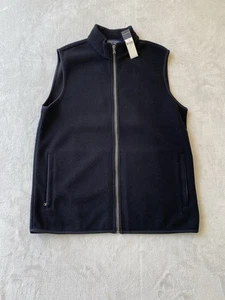 Herren Polo Ralph Lauren Golf schwarz Merinowollmischung durchgehender Reißverschluss Weste Gr. L neu mit Etikett 225 $ - Bild 1 von 9