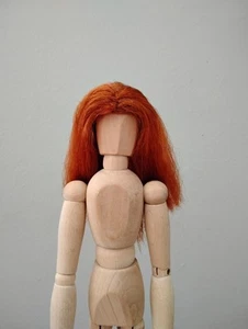 RARE 1965 Vintage Barbie Color n Curl Magic Wig Long Orange Red Topaz Ginger HTF - Picture 1 of 10