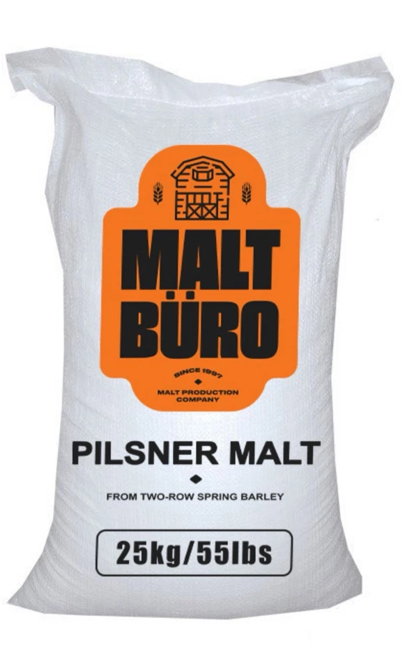 Malt, grain 55 lbs Pilsen Malt Briess Malting Lightest Color Base Malt for Lager - Image 1 of 3