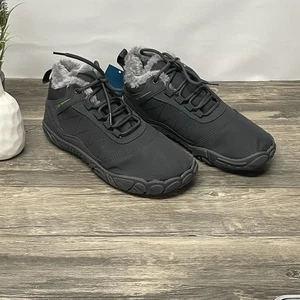 Ruyi Hombres Impermeables Senderismo Invierno Botas Negras Forradas de Piel Exterior Talla 8 NUEVAS CON ETIQUETA - Imagen 1 de 8