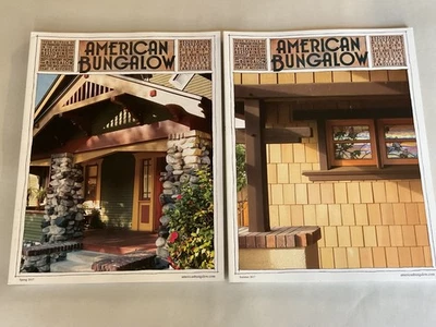 American Bungalow Lot of 2 Subscribers Issues with Lithographs Prints 93,94 2017 - Image 1 of 4