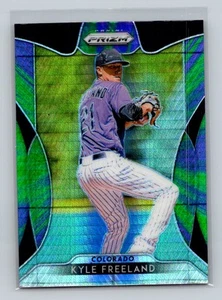 2019 Panini Prizm Purple & Green Hyper Kyle Freeland Colorado Rockies #165 - Bild 1 von 2