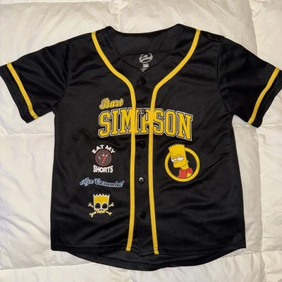 Camiseta de béisbol vintage de Bart Simpson juvenil talla grande Foto 1 de 4