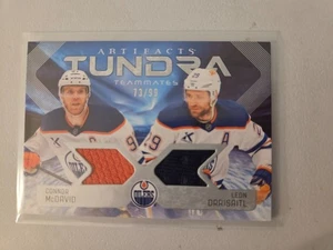McDavid / Draisaitl Tundra Dual Relic 73/99 2025-26 Upper Deck Artifacts Hockey - Picture 1 of 2