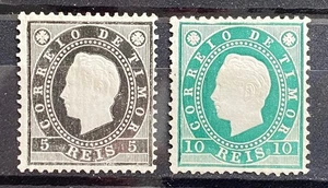 Portugal 1886 Timor 2 Wert MH 303€ - Bild 1 von 2