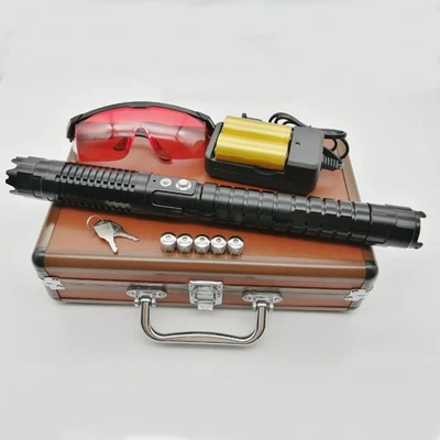 High Power Blue Laser Pointer Most Powerful Focus Lazer Burning Laser Pointer US - Image 1 of 4