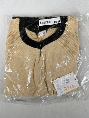 New LuLaRoe Lauren Sweater Dress Raglan Sleeves Cable Knit Size XS 11 - Image 1 of 3
