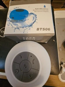 Liztek Altoparlante per Doccia Bluetooth 3.0 Resistente all'Acqua, Bianco - Foto 1 di 4