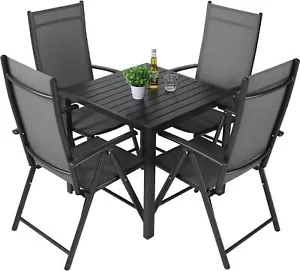 Sitzgruppe Gartenmöbel Gartengarnitur Tisch Stuhl Essgruppe Gartenset Aluminium - Bild 1 von 66