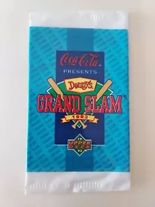1993 DENNY'S GRAND SLAM Baseball Card Pack Hologram Coca Cola Upper Deck - Picture 1 of 2