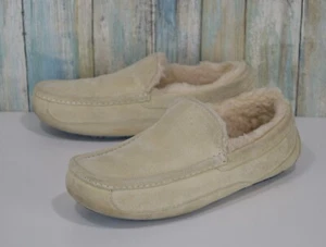 Zapatillas mocasines UGG Australia Ascot para hombre talla 9 gamuza piel de oveja 5775 - Imagen 1 de 9