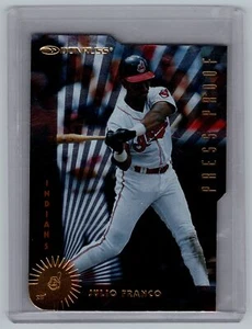 1997 Donruss Team Sets #89 Julio Franco Press Proof Press Proof - Bild 1 von 2