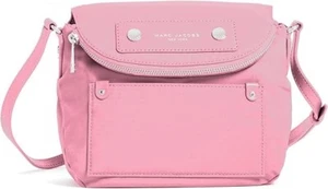 MARC JACOBS M0012909 PREPPY NATASHA PINK W/ SILVER HARDWARE WOMENS CROSSBODY BAG - Picture 1 of 4