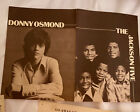 VINTAGE  The Jackson Five, Donny Osmond And Carole King  Music Notes.