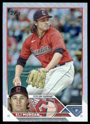 2023 Topps Rainbow Foil Eli Morgan Cleveland Guardians #223 - Image 1 of 2