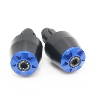 STORM CNC Blue Handle Bar Ends For Suzuki Bandit 1250 S ABS 12 13 14 15 16 17 1 - Picture 1 of 7