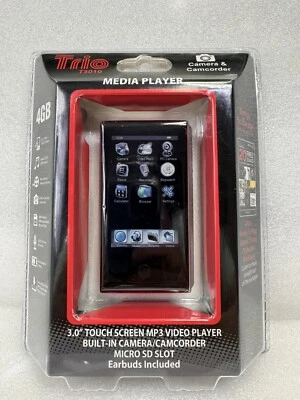 Mach Speed - Trio Reproductor de Video MP3 4GB - Negro - Pantalla Táctil de 3" Foto 1 de 4