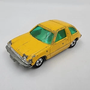 Tomica Tomy AMC Pacer No. F14 1/64 Scale 1977 Yellow Very Rare - Picture 1 of 9