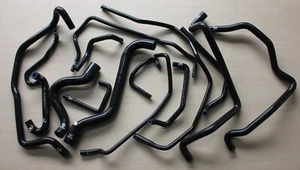 Fit Renault 5 GT Turbo Phase 2 1988 - 1991 silicone hose BLACK - Picture 1 of 2