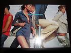 DKNY 3-Page PRINT AD Spring 2000 VIVIEN SOLARI Esther Canadas woman's cleavage