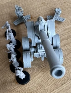 Forge World Death Korps of Krieg Heavy Artillery Earth Shaker Cannon & Crew (B) - Picture 1 of 6