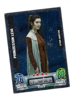 Star Wars Force Attax Movie 2 Star Card Nº 199 Princesa Leia holo - Imagen 1 de 2