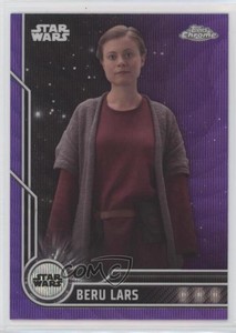 2023 Chrome Star Wars Purple Wave Refractor Bonnie Piesse Beru Lars as #12 02dl
