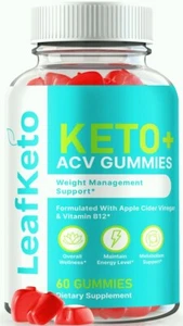 Leaf Keto ACV Gummies for Advanced Weight Loss, Fat Burning & Energy 60ct - Picture 1 of 8
