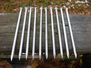 (10 pieces) Gutter 7" Spikes Steel Clavos Largos Transitoires - Picture 1 of 1
