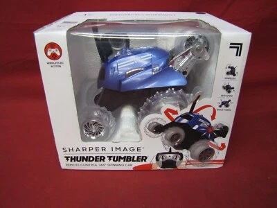 New Blue Remote Controlled Thunder Tumbler Rally Car Sharper Image - Image 1 of 4