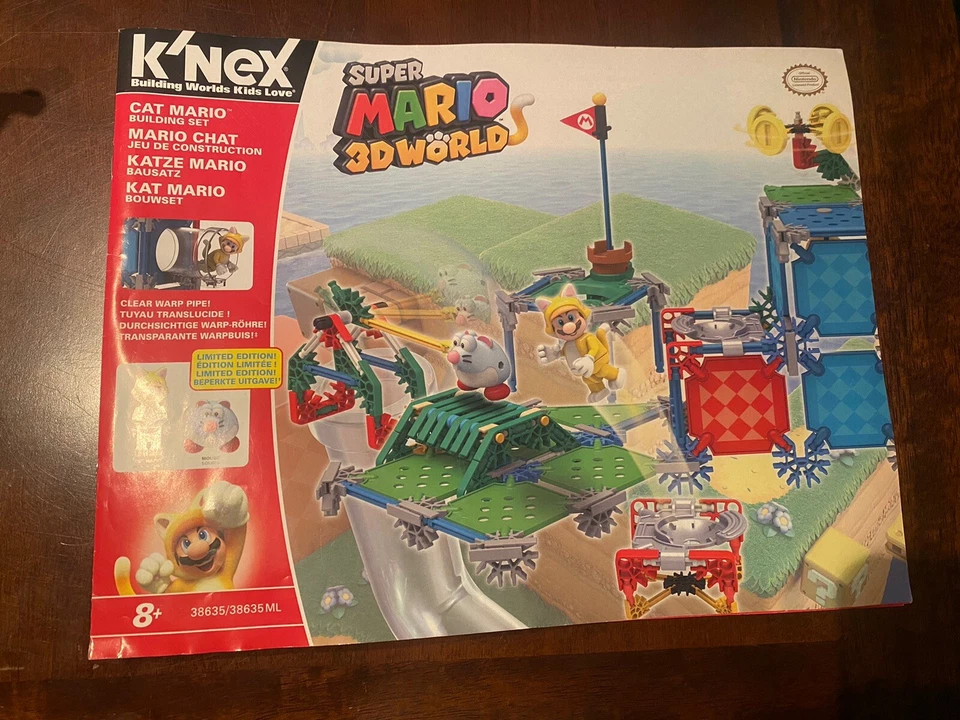 K'NEX Cat Mario Super Mario 3D Worlds Building Set #38635 (Edición Limitada) Foto 1 de 4