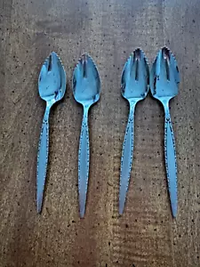LOT 4 Venetia Community Stainless Grapefruit Spoons Oneida Flatware Stainless - Picture 1 of 4