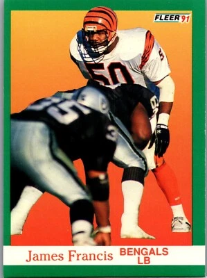 1991 Fleer Football - #20 James Francis - Image 1 of 2