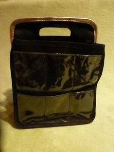 Utensilientasche Tasche Organizer Aufbewahrung fürs Bad schwarz mit Griff - Bild 1 von 14