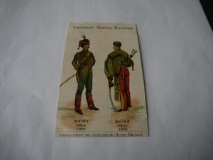 CHROMO PUBLICITAIRE CHOCOLAT GUERIN-BOUTRON N° GB 29 GUIDE - Picture 1 of 1