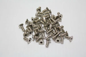 10-24 x 1/2 Zoll 316 Edelstahl Flachkopfschrauben mit Innensechskant (50 Stück) Neu - Bild 1 von 6