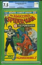 AMAZING SPIDER-MAN 129 CGC VF- 7.5 1ST APPEARANCE OF THE PUNISHER 1974 ID:24305