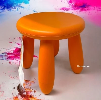 Ikea MAMMUT Children's stool, indoor/outdoor/Orange BRAND NEW - Image 1 of 3