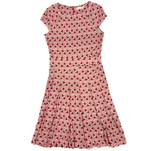 Tory Burch Women's Printed Viscose Jersey Bird-Floral Dress Size Medium - Picture 1 of 6