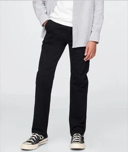 NWT GAP Kids Chino Pants Size 14 Boys Girls Unisex Navy Uniform Formal Cotton - Picture 1 of 12