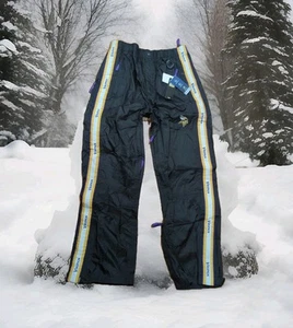 Minnesota Vikings Tailgate Pants Mens Medium Waterproof Rain Snow Bottle Opener - Picture 1 of 8