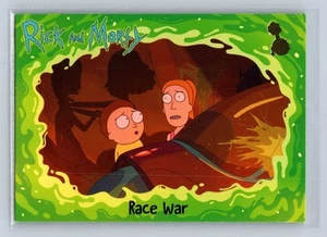 Tarjeta de estampilla decorativa Race War - 2019 Rick and Morty Plumbus # 12 - Imagen 1 de 2