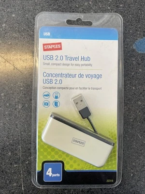 Staples USB 2.0 4 Port Hub - Image 1 of 2