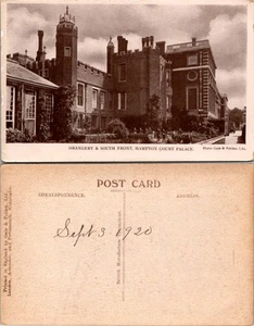 Postal de colección - HAMPTON COURT PALACE. NARANJA Y FRENTE SUR - Imagen 1 de 1