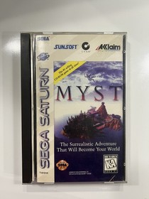 Myst (Sega Saturn, 1995) CIB Complete w/ Registration Card Tested