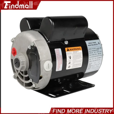 Findmall Electric Motor 3HP SPL 3450 RPM 56 Frame 1Phase 115-230Volt - Image 1 of 4