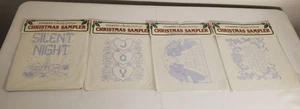 Vintage BUCILLA gestempelt Kreuzstich WEIHNACHTEN Sampler Feiertage Lot 4 - Bild 1 von 5