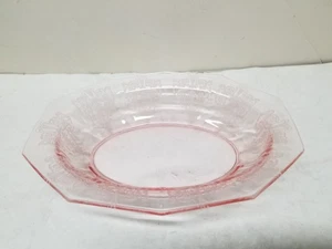 ROSA DEPRESSION GLAS CAMBRIDGE CLEO OVALE GEMÜSE BROTSCHALE 10 1/2" - Bild 1 von 5