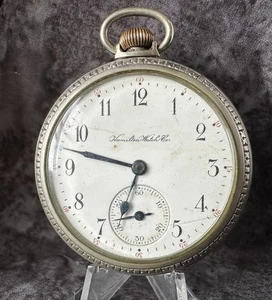 1905 Hamilton 974 Model 1 Class 5 Pocket Watch Running Running - Picture 1 of 4