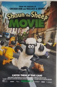 SHAUN OF THE SHEEP Il Film (Set di 2) Autentici Poster Promo Film 14 x 20 - Foto 1 di 2
